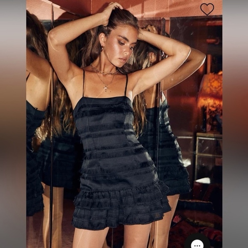 Princess Polly Black Molina Dress